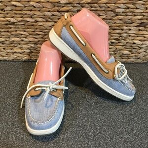 G.H. Bass & Co. Blue and Tan Loafers